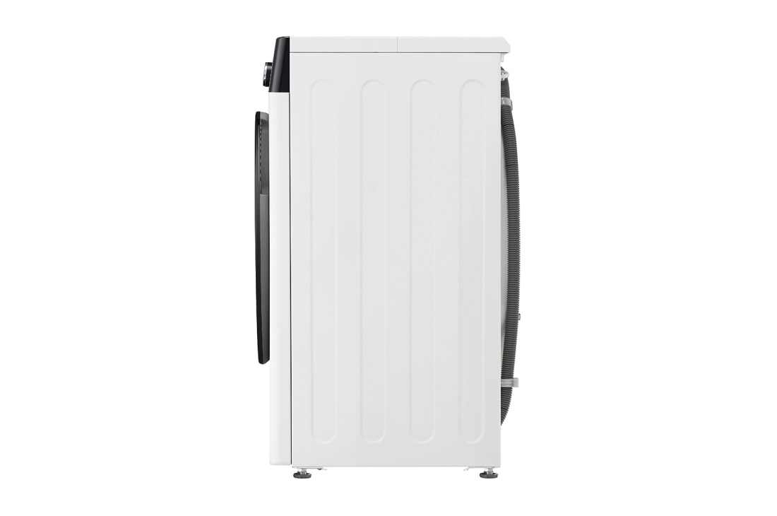 LG 9 kg slim parná práčka LG | 1200 ot./min | Direct Drive™ | AI DD™ | TurboWash™360°, side view, FBLR7A92WG, thumbnail 14