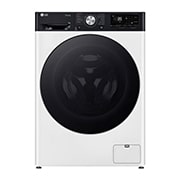 LG 9 kg slim parná práčka LG | 1200 ot./min | Direct Drive™ | AI DD™ | TurboWash™360°, front view, FBLR7A92WG, thumbnail 1