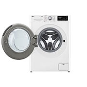 LG 9 kg parná práčka LG | 1400 ot./min | Direct Drive™ | AI DD™ | TurboWash™, front door open view, FASR3A94WS, thumbnail 2