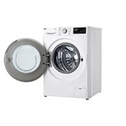 LG 9 kg parná práčka LG | 1400 ot./min | Direct Drive™ | AI DD™ | TurboWash™, right door open view, FASR3A94WS, thumbnail 11