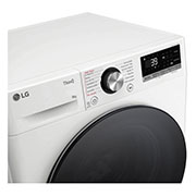 LG 9 kg slim parná práčka LG | 1200 ot./min | Direct Drive™ | AI DD™ | TurboWash™360°, Top, FLR7A92WG, thumbnail 3
