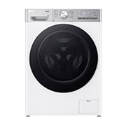 LG 9 kg parná práčka LG | 1400 ot./min | Direct Drive™ | AI DD™ | TurboWash™360°, Front View, FSR9A94WC, thumbnail 1