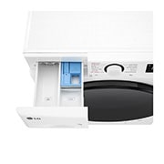 LG 13 kg parná práčka LG | 1400 ot./min | Direct Drive™ | AI DD™, otvorený zásobník, pohľad zhora, FSR5A34WG, thumbnail 7