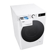 LG 13 kg parná práčka LG | 1400 ot./min | Direct Drive™ | AI DD™, ľavá strana horná perspektíva s otvoreným zásobníkom, FSR5A34WG, thumbnail 9