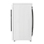 LG 9 kg slim parná práčka / 5 kg sušička LG | 1200 ot./min | Direct Drive™ | AI DD™, side view, FCR5A95WW, thumbnail 14