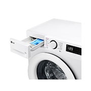 LG 8,5 kg slim práčka LG | 1200 ot./min | Direct Drive™ | AI DD™, Detergent port view, FLR5A82WH, thumbnail 5