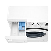 LG 8,5 kg slim práčka LG | 1200 ot./min | Direct Drive™ | AI DD™, Detergent port top view, FLR5A82WH, thumbnail 7
