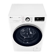 LG 9 kg slim parná práčka LG | 1200 ot./min | Direct Drive™ | AI DD™ | TurboWash™360°, Top perspective view, FLR7A92WC, thumbnail 9