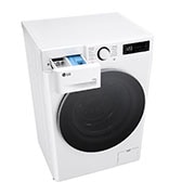 LG 8 kg parná práčka / 5 kg sušička LG | 1200 ot./min | Direct Drive™ | AI DD™, Top perspective drawer open view, FCR5A85WS, thumbnail 9
