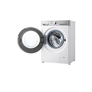 LG 9 kg parná práčka / 5 kg sušička LG 1200 ot./min | Direct Drive™ | AI DD™ | TurboWash™360°, left view with door open, FCR9A95WG, thumbnail 9