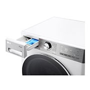 LG 9 kg slim parná práčka LG | 1200 ot./min | Direct Drive™ | AI DD™ | TurboWash™360°, Drum view, FLR9A92WC, thumbnail 4
