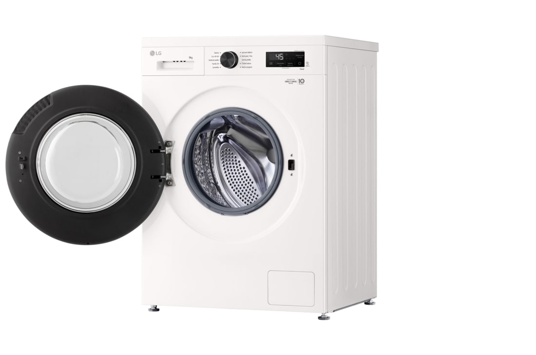 LG 9 kg práčka LG | A | 1400 ot./min | DirectDrive™ | ThinQ™, Pravá strana po otvorení, F4X1009NWK, thumbnail 10