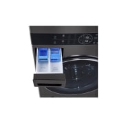 LG WashTower | 17 / 16 kg | |1400 ot./min | AI DD | TurboWash360°| Čierna/čierna, WT1716BBF, thumbnail 4