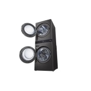 LG WashTower | 17 / 16 kg | |1400 ot./min | AI DD | TurboWash360°| Čierna/čierna, WT1716BBF, thumbnail 11