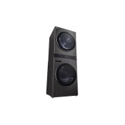 LG WashTower | 17 / 16 kg | |1400 ot./min | AI DD | TurboWash360°| Čierna/čierna, WT1716BBF, thumbnail 12