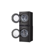 LG WashTower | 17 / 16 kg | |1400 ot./min | AI DD | TurboWash360°| Čierna/čierna, WT1716BBF, thumbnail 14