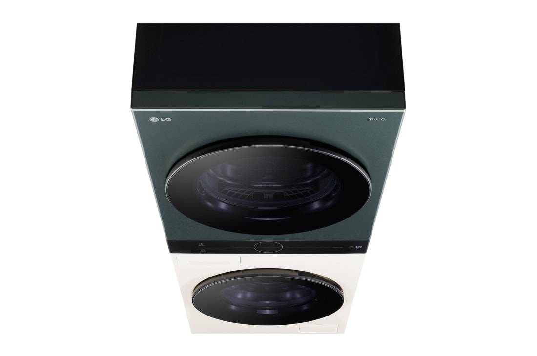 LG WashTower | 12 / 10 kg |1400 ot./min | AI DD™ | TurboWash™360°| Biela/zelená, top, WT1210EGF, thumbnail 15