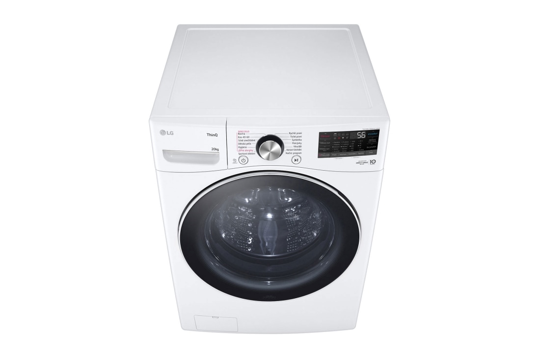 LG Parná práčka LG | 20 kg | B | 1000 ot./min | Direct Drive™ | AI DD™|Biela, top, F0P3CYV2W, thumbnail 10