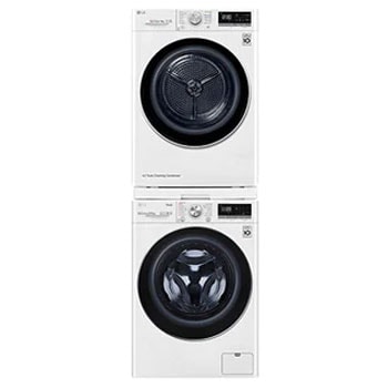 BALÍČEK PRANIE | Práčka F4WV910P2E + Sušička RC81V9AV2W + Výsuvný medzikus1
