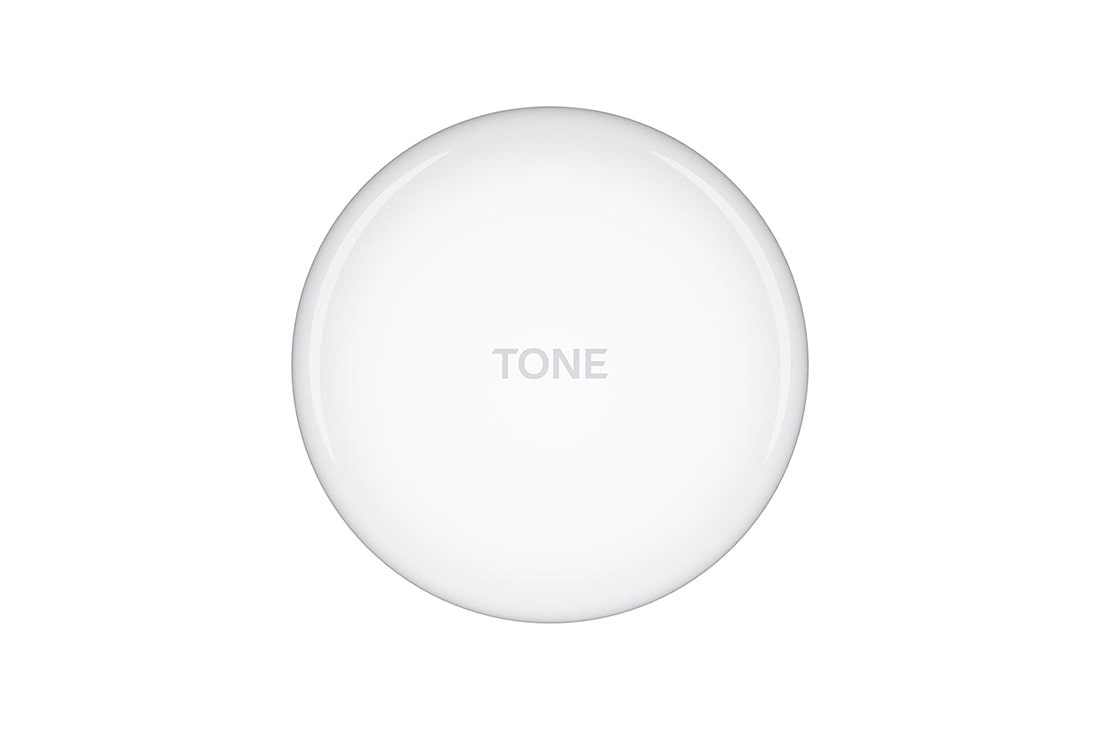 LG Bluetooth bezdrôtové sluchátka | Čistenie UVnano | Meridian Audio | režim Ambient sound | duálne mikrofóny na sluchátkach | výdrž batérie až 18 hodín  , Pohľad zhora na uzavretú kolísku, HBS-FN6W, thumbnail 3