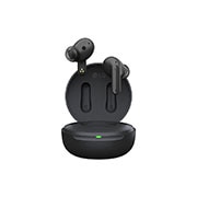 LG Bluetooth  bezdrôtové slúchadlá | Meridian Audio | režim Ambient sound | 3 mikrofóny na slúchadlách | výdrž batérie až 22 hodín  , Obrázok slúchadiel, ktoré sa vznášajú nad zatvoreným puzdrom., TONE-FP5, thumbnail 1