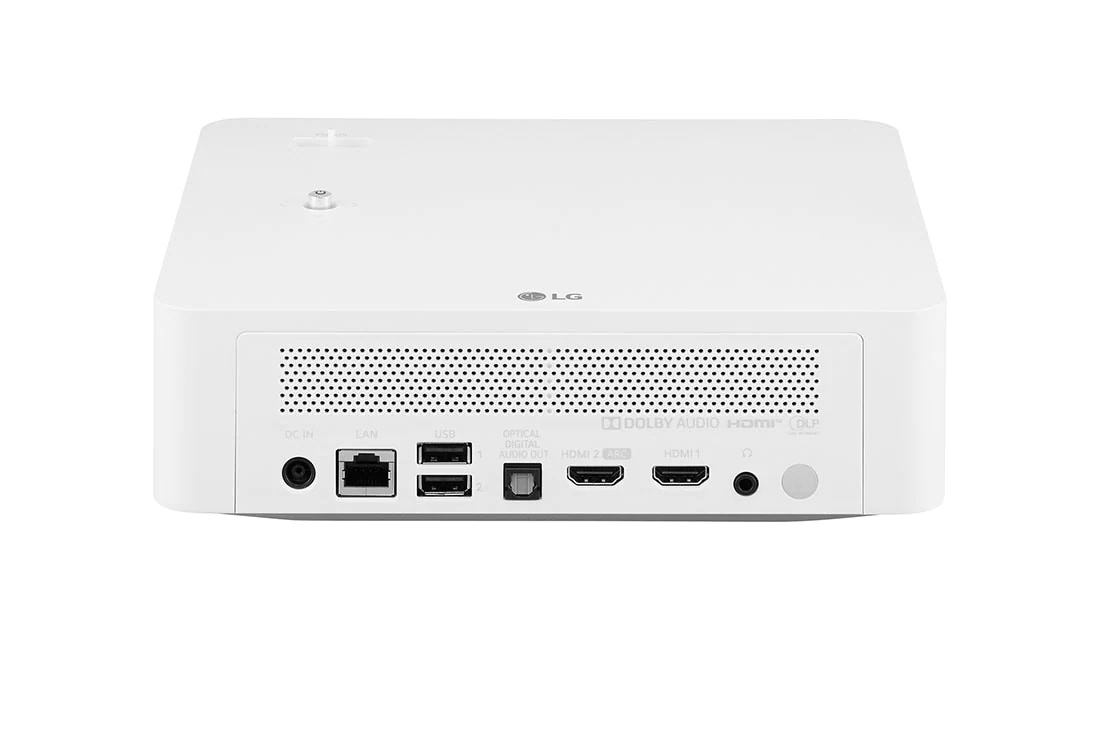 LG Inteligentný prenosný LED projektor LG CineBeam PF610P s rozlíšením Full HD a technológiou Apple AirPlay 2, pohľad zozadu, PF610P, thumbnail 2