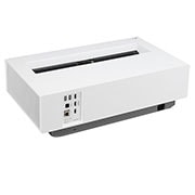 LG CineBeam HU715Q 4K UHD lejzrový UST projektor, pohľad zozadu z&nbsp;uhla +15&nbsp;stupňov, HU715QW, thumbnail 7