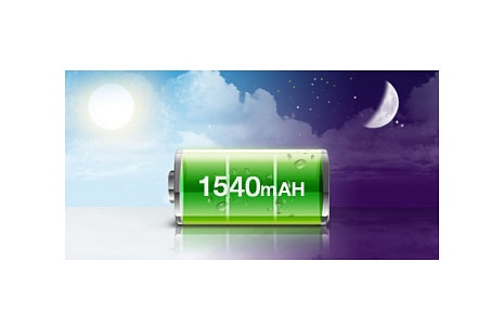 Batéria: 1540mAh Li-Ion1