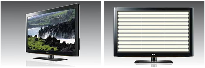 Schéma podsvietenia trubicami