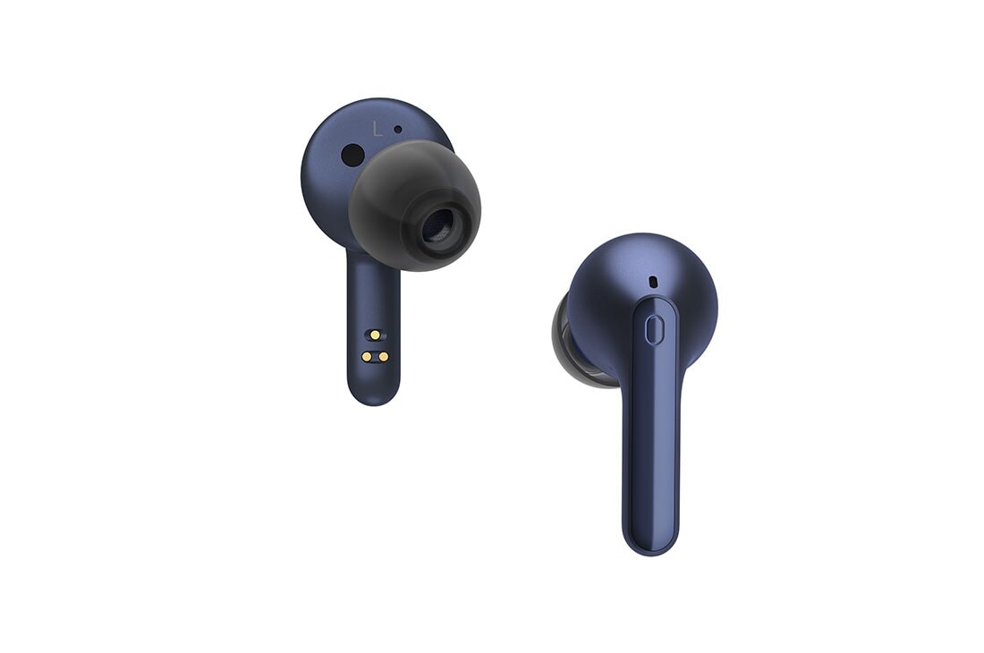 LG Bluetooth bezdrôtové slúchadlá | Meridian Audio | režim Ambient sound | 2 mikrofóny na slúchadllách | výdrž batérie až 22 hodín  , Uhly otočené smerom k sebe na oboch stranách slúchadiel., TONE-FP3, thumbnail 5