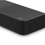 LG 7.1.3-kanálový soundbar domáceho kina LG so zadnými reproduktormi s technológiou Dolby Atmos S90TR, Pohľad spredu na bočný roh panela LG Soundbar S90TR, S90TR, thumbnail 6