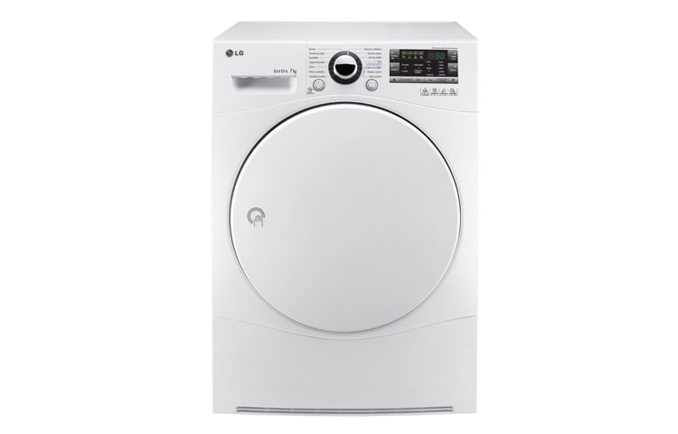 LG BUBNOVÁ SUŠIČKA S NÁPLŇOU 7 KG, VYBAVENÁ TECHNOLÓGIOU TEPELNÉHO ČERPADLA, RC7055AH1Z