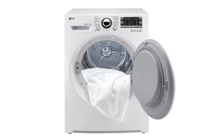 LG BUBNOVÁ SUŠIČKA S NÁPLŇOU 7 KG, VYBAVENÁ TECHNOLÓGIOU TEPELNÉHO ČERPADLA, RC7055AH1Z, thumbnail 3