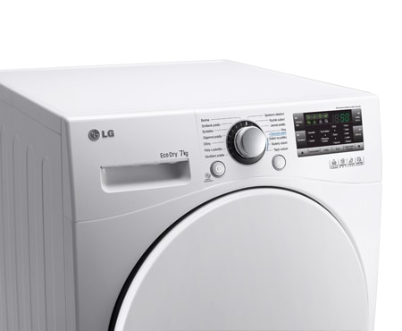LG BUBNOVÁ SUŠIČKA S NÁPLŇOU 7 KG, VYBAVENÁ TECHNOLÓGIOU TEPELNÉHO ČERPADLA, RC7055AH1Z, thumbnail 6