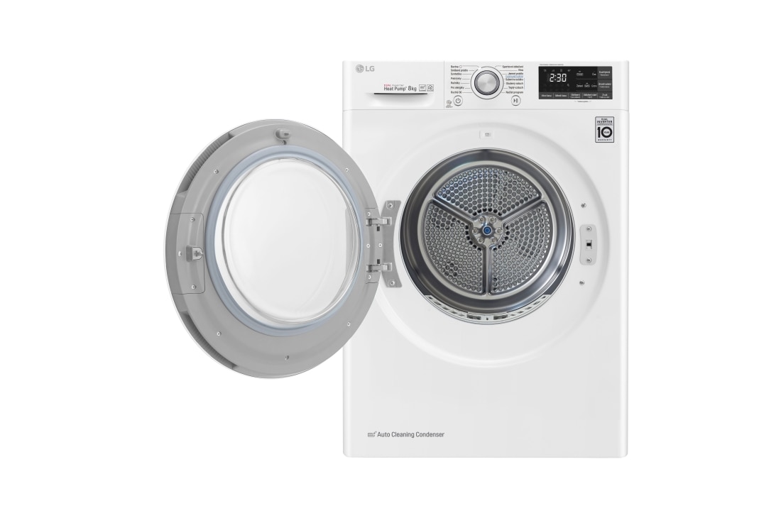 LG 8 kg sušička, A+++ (v rozsahu A+++ až D), 14 programov, 13 prídavných možností, 3 možnosti sušenia, ThinQ™ + WiFi pripojenie, RC81U2AV3W, thumbnail 6