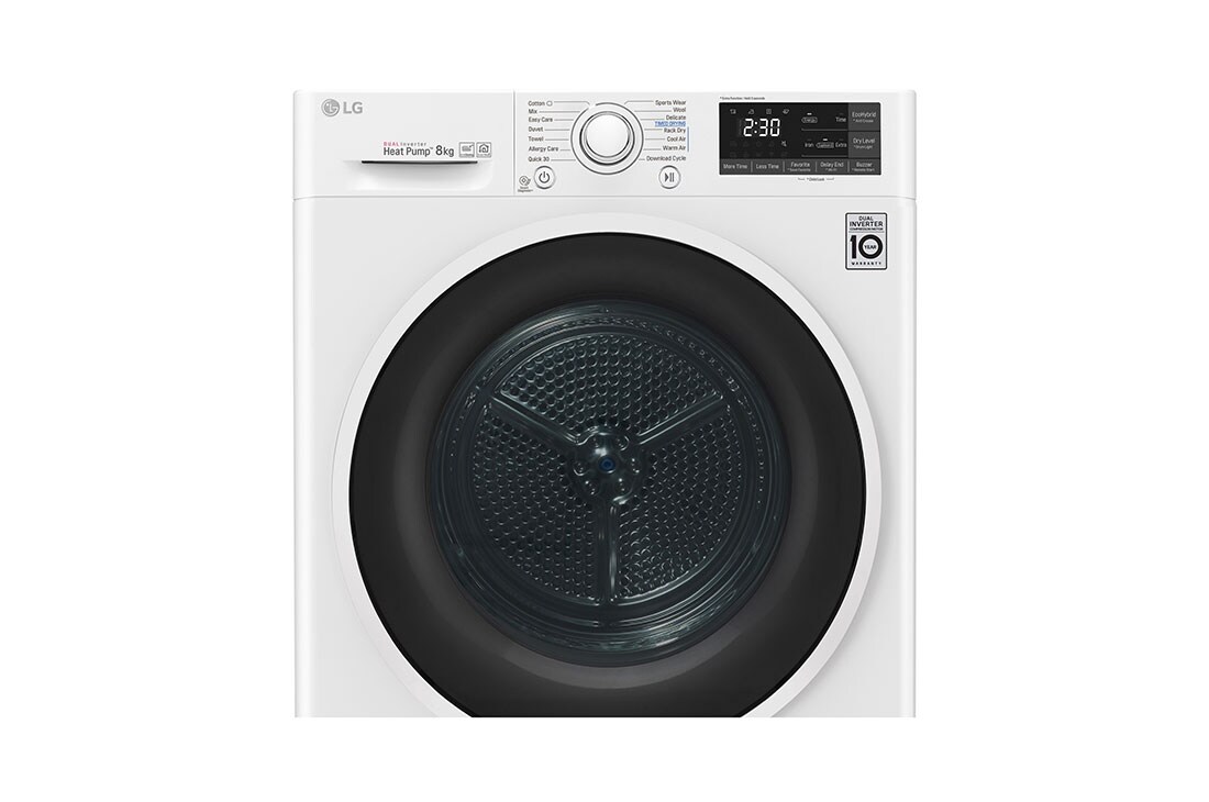 LG 8 kg sušička, A+++ (v rozsahu A+++ až D), 14 programov, 13 prídavných možností, 3 možnosti sušenia, ThinQ™ + WiFi pripojenie, RC81U2AV4W, thumbnail 4
