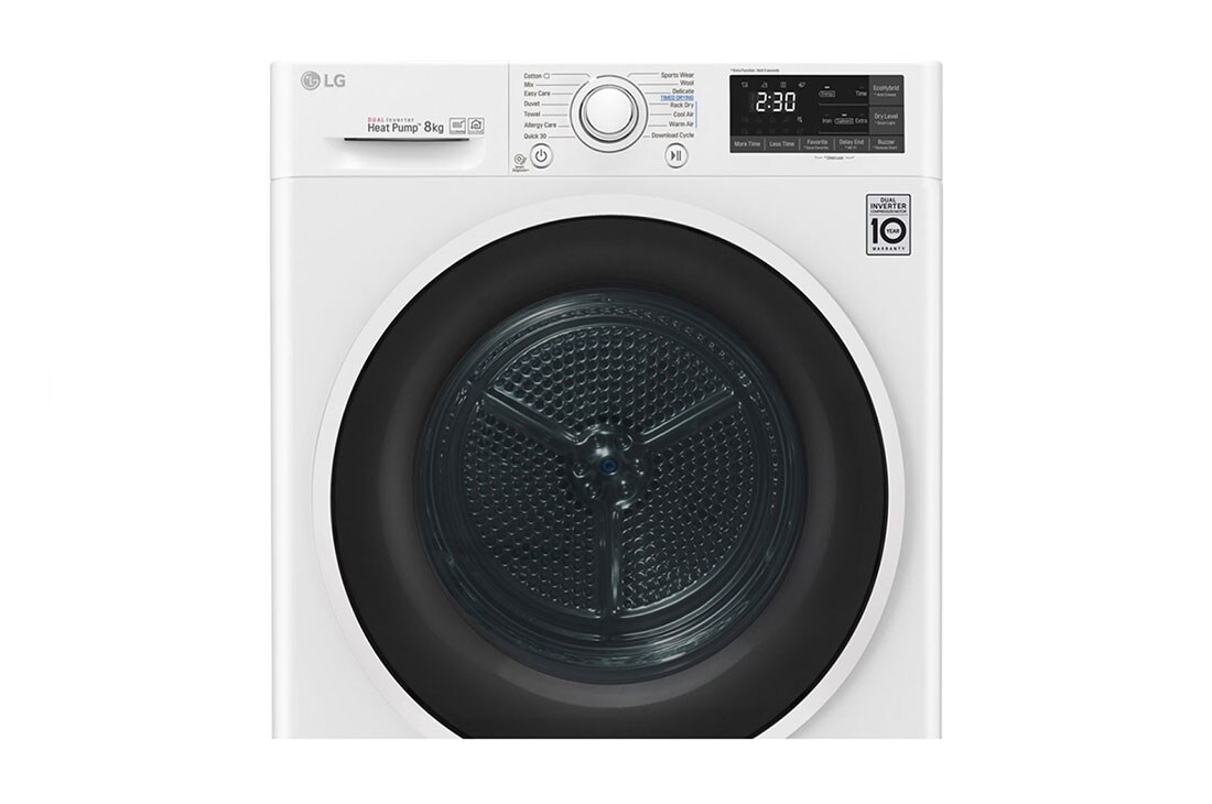 LG 8 kg sušička, A+++ (v rozsahu A+++ až D), 14 programov, 13 prídavných možností, 3 možnosti sušenia, ThinQ™ + WiFi pripojenie, RC81EU2AV4W, thumbnail 8