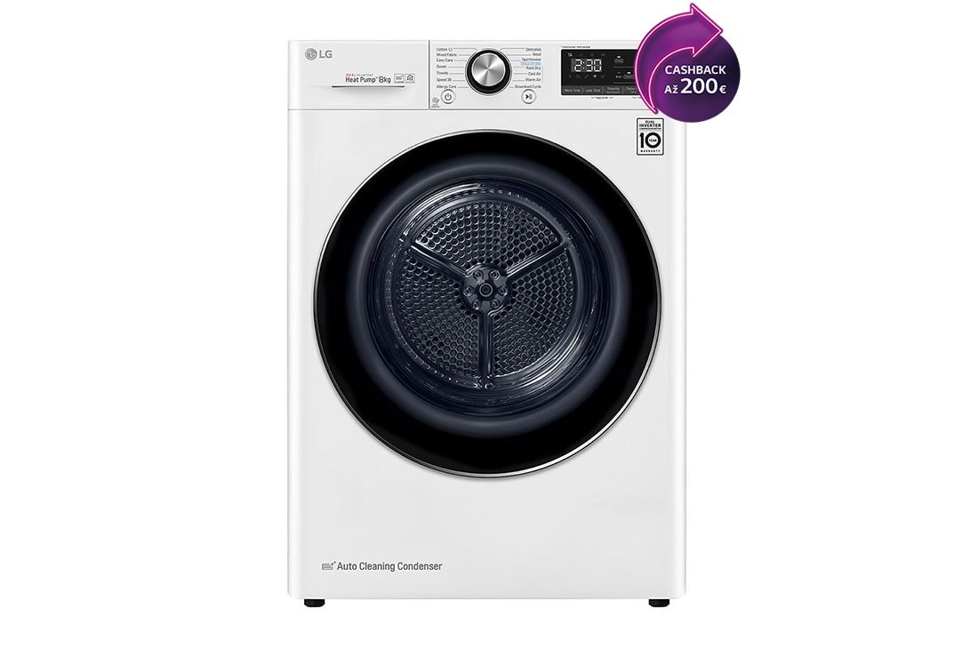 LG BALÍČEK PRANIE | Práčka F4WV909P1E + Sušička RC81V9AV3Q + Výsuvný mezikus, RC91V9AV3Q, LAUNDW9, thumbnail 6