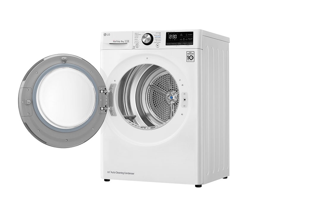 LG 8 kg sušička LG | Režim Energia / Čas | automatické čistenie kondenzátora | Wi-Fi, RC81V9AV2W, thumbnail 13