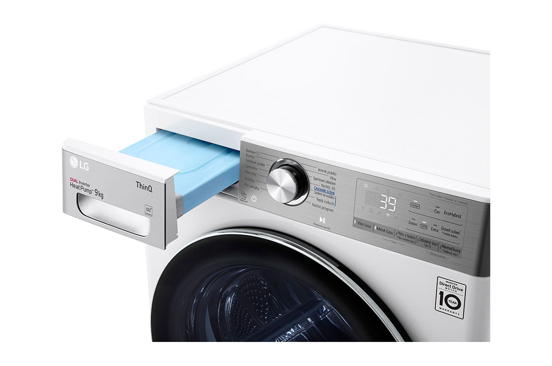 LG 9 kg sušička LG | Režim Energia / Čas | automatické čistenie kondenzátora | Wi-Fi, RC91V9AV2QR, RC91V9AV2QR, thumbnail 7