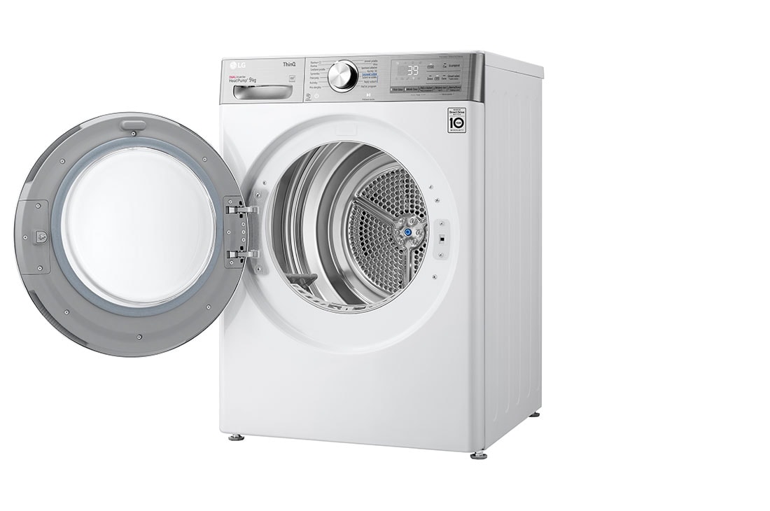 LG 9 kg sušička LG | Režim Energia / Čas | automatické čistenie kondenzátora | Wi-Fi, RC91V9AV2QR, RC91V9AV2QR, thumbnail 11