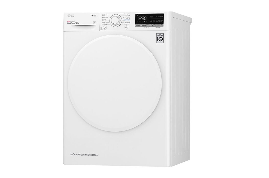 LG 8 kg sušička LG | Režim Energia / Čas | automatické čistenie kondenzátora | Wi-Fi, RC82V3AV0N, RC82V3AV0N, thumbnail 11