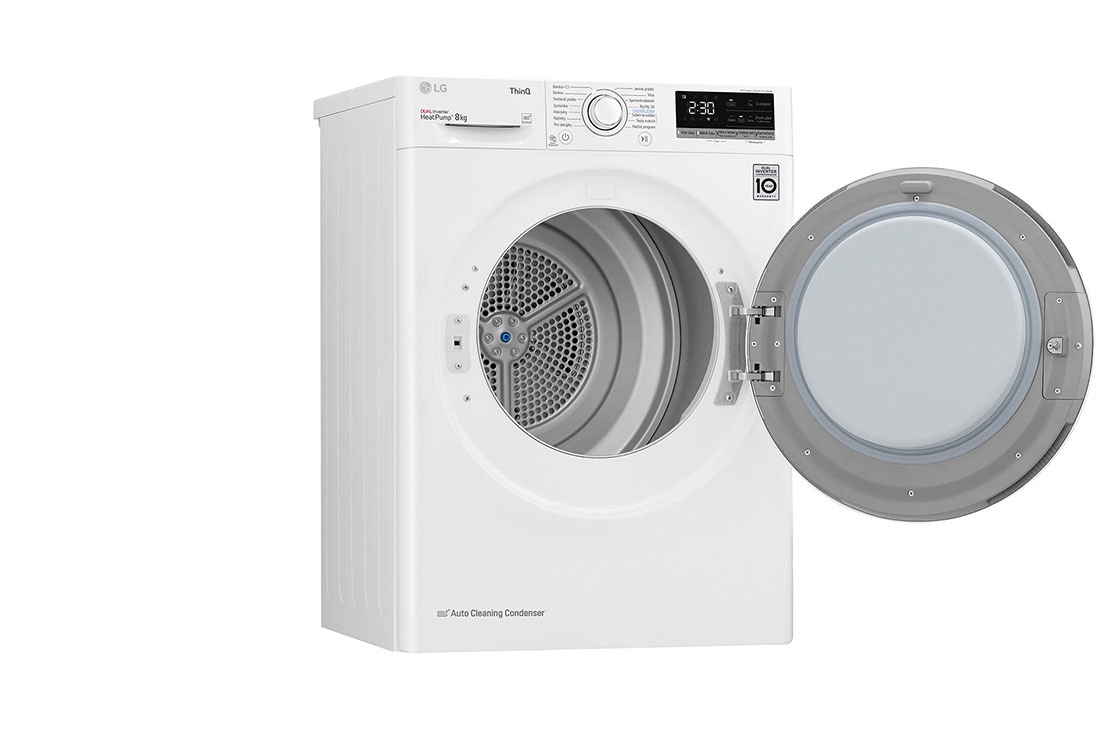LG 8 kg sušička LG | Režim Energia / Čas | automatické čistenie kondenzátora | Wi-Fi, RC82V3AV0N, RC82V3AV0N, thumbnail 12