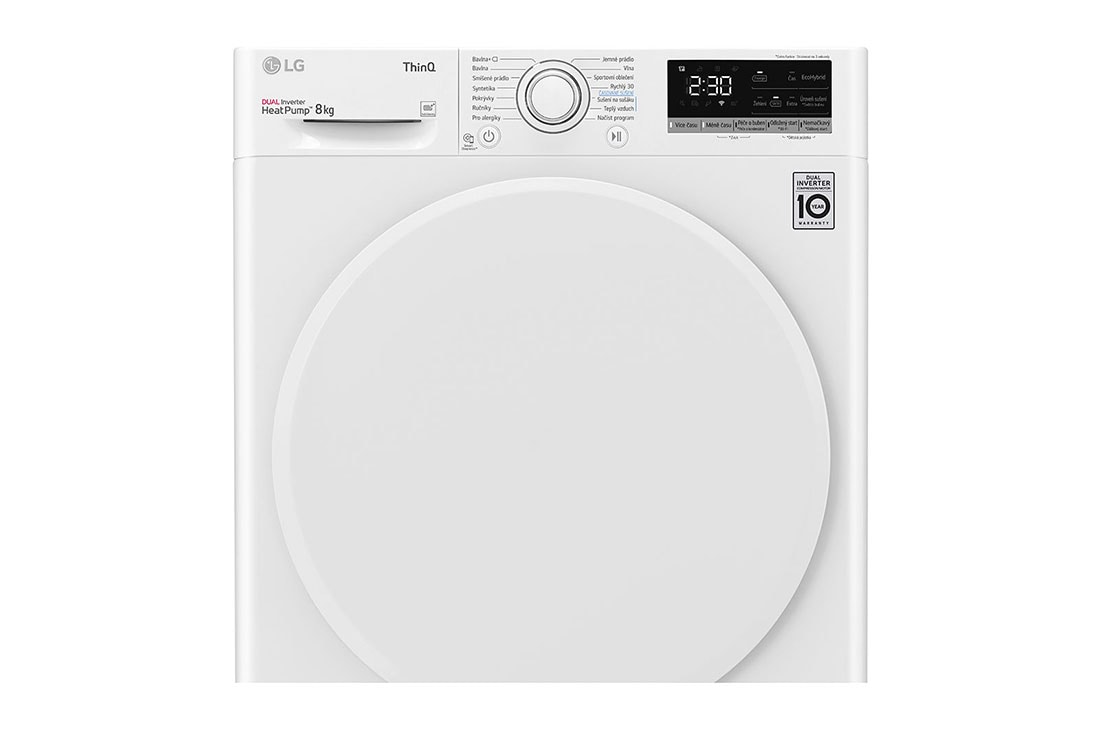 LG 8 kg sušička LG | Režim Energia / Čas | automatické čistenie kondenzátora | Wi-Fi, RC82V3AV0N, RC82V3AV0N, thumbnail 5