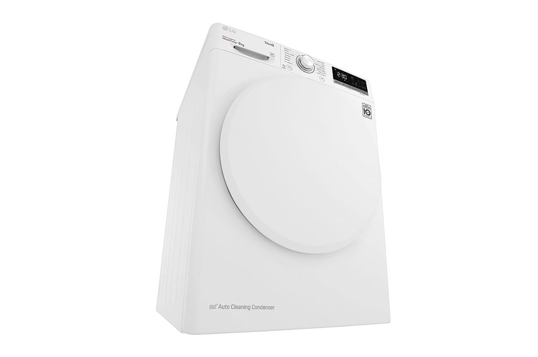 LG 8 kg sušička LG | Režim Energia / Čas | automatické čistenie kondenzátora | Wi-Fi, RC82V3AV0N, RC82V3AV0N, thumbnail 8
