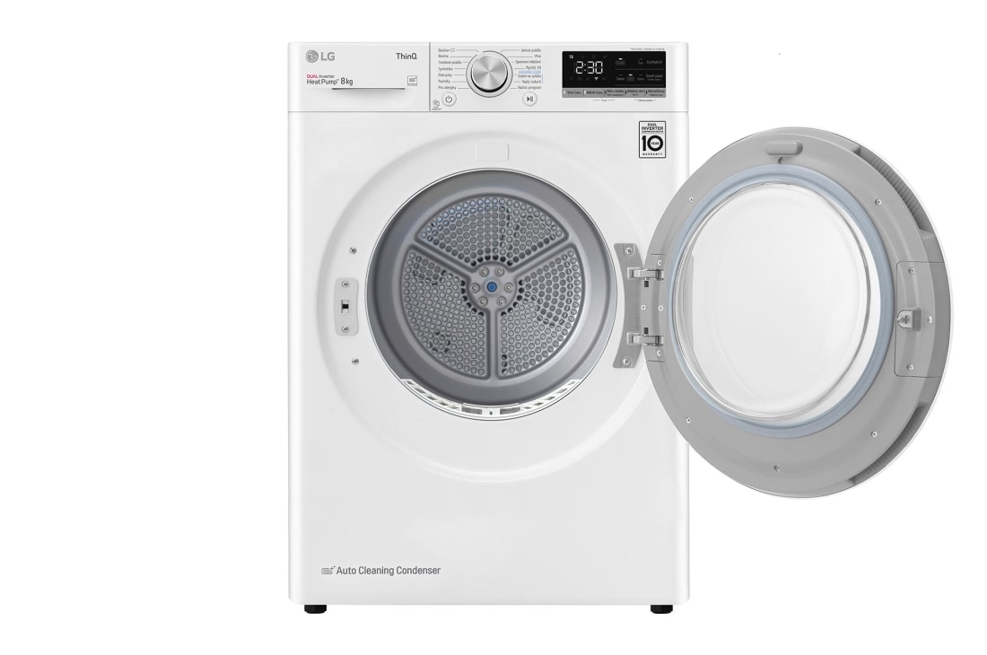 LG 8 kg sušička LG | Režim Energia / Čas | automatické čistenie kondenzátora | Wi-Fi, RC8TV9AVWN, thumbnail 3