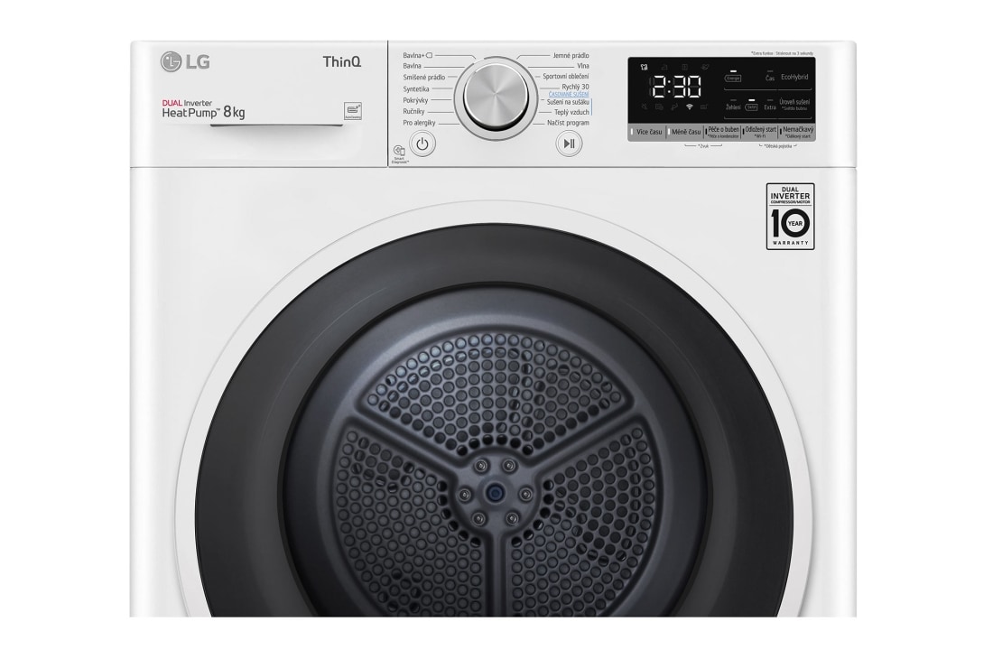 LG 8 kg sušička LG | Režim Energia / Čas | automatické čistenie kondenzátora | Wi-Fi, RC8TV9AVWN, thumbnail 5