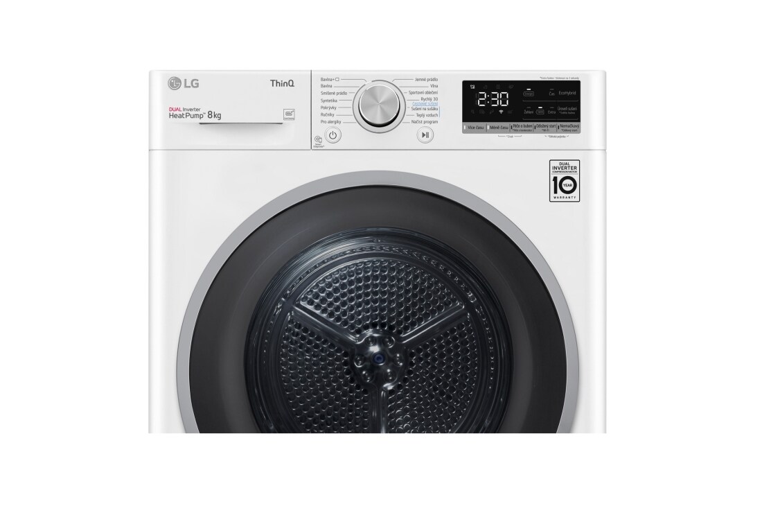 LG 8 kg sušička LG | Režim Energia / Čas | automatické čistenie kondenzátora | Wi-Fi, RC8TV9AVSN, RC8TV9AVSN, thumbnail 6