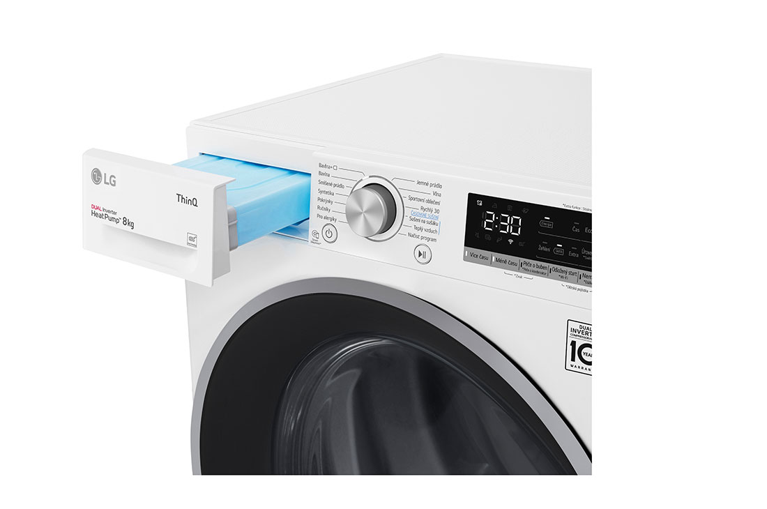 LG 8 kg sušička LG | Režim Energia / Čas | automatické čistenie kondenzátora | Wi-Fi, RC81V5AV7N , RC81V5AV7N, thumbnail 6