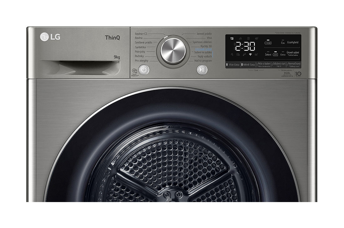 LG 9 kg sušička LG | Režim Energia / Čas | automatické čistenie kondenzátora | Wi-Fi, RC91V9AV2QR, RC91V9EV2N, thumbnail 7